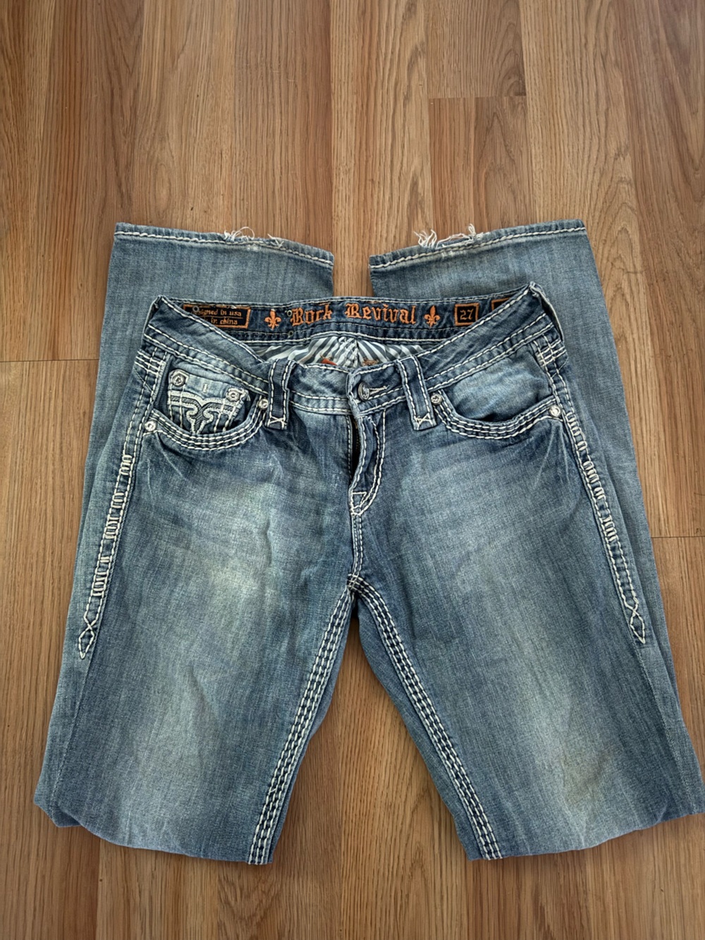 Rock Revival Vivian bootcut Jeans size 27